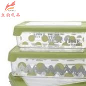 史努比 翠灿 保鲜盒三件套